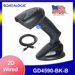 Datalogic GD4590-BK-B 1D 2D Gryphon Handheld USB Barcode Scanner Reader w/ Base