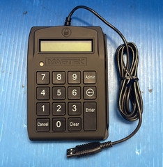 Magtek 21087008 Dynapad SCRA USB Numeric Keypad and Magnetic Card Reader