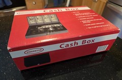 Brand NEW Metal Cash Box With Lock Keys Handle And Money Tray