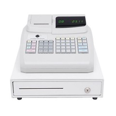 Electronic Cash Register Drawer W/Key Pos 6 Digits Led Display Restaurant Retail