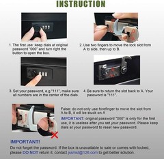 Tabletop Cash Box with Combination Lock and Heavy Duty Construction for Security