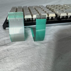 TEC MA 516 Cash Register Keypad Keyboard Assembly OEM W/ Ribbon Cables UNTESTED