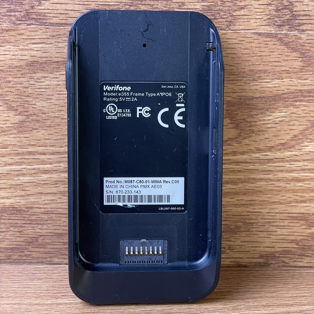 Verifone E355 Frames Type A IPO6 for Apple iPod M087-C60-01-WWA