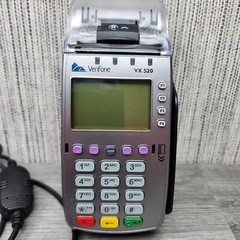 Verifone VX520 POS Credit Card Reader Machine #M252-753-03-NAA-3 w/ Power Supply