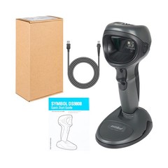ZEBRA Symbol Motorola DS9808-SR00007NNWR 1D 2D QR Laser Barcode POS Scanner +USB