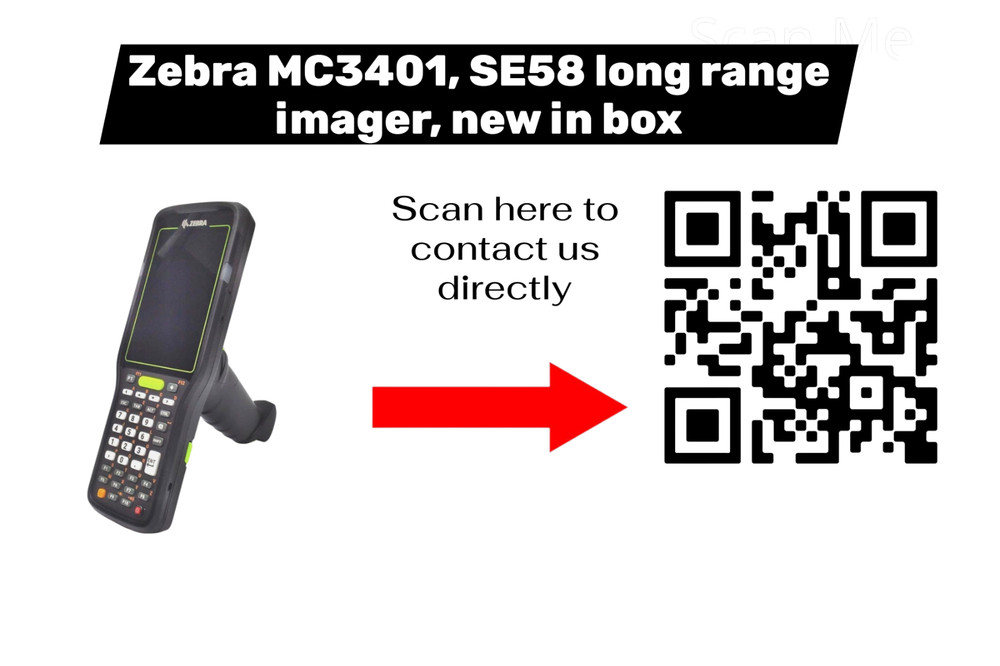 Zebra MC3400, MC3401-0G1M53SS-NA, SE58 2D imager, Android barcode scanner