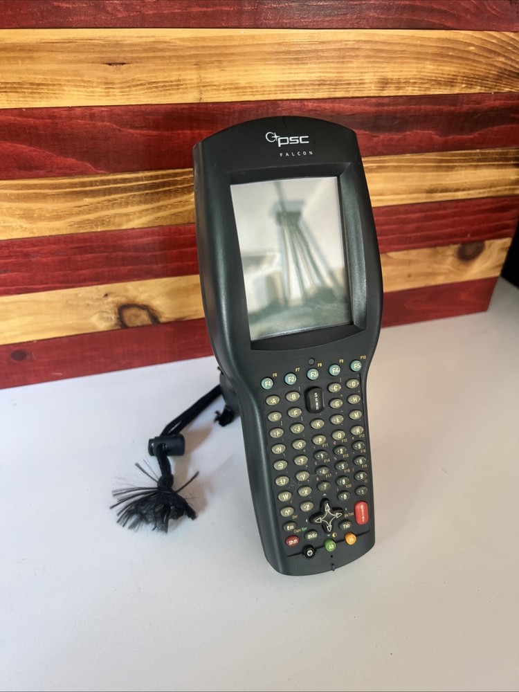Datalogic PSC Falcon 4420 Color Portable Handheld Scanner w/ Battery & untested