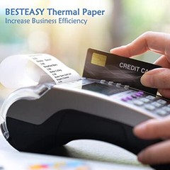 Thermal Receipt Paper 3 1/8 x 230ft Pos Receipt Paper Rolls Cash Register