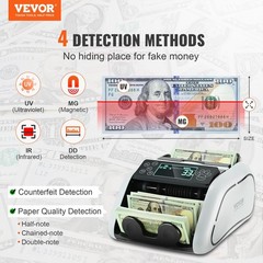Succebuy 1000 Pcs/min Money Counter Business Cash Register Bill Counterfeit Bill