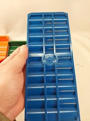 MMF Porta-Count Rolled Coin Storage Trays (4) Red, Blue, Green, Orange Holders
