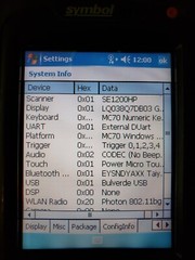 Motorola Symbol MC70 MC7090-PG0DJRFA8WW Windows Mobile 5 Barcode Scanner WiFi