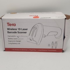 Tera 5100 Wireless 1D Laser Barcode Scanner with Battery Level Indicator