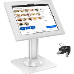New Security Mount, Anti-Theft Tablet Kiosk Stand with 360° Swivel & 75° Tilt