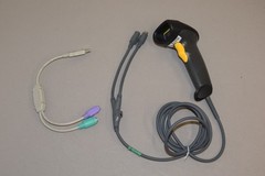 Symbol PS/2 Barcode Scanner w/ USB Adapter LS2208-SR20007-R-KR CBA-K01-S07PAR