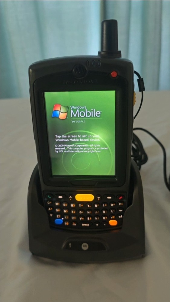 3 Motorola Symbol MC7596 Laser Barcode Scanner Windows Mobile 6.1 WiFi GPS