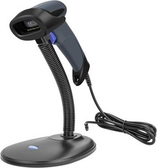 NETUM M5S 2D QR Barcode Scanner USB Wired w/ Stand