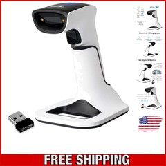 Wireless 3-in-1 Bluetooth Barcode Scanner with Next Gen Stand & Rechargeable …