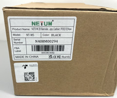 Netum NT-M5 Handheld Wired 2D Barcode Scanner Kit New Open Box w/ Accessories