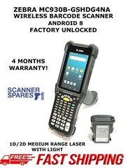 ZEBRA MC930B-GSHDG4NA Scanner & BATTERY ANDROID 8 – 1D/2D Imager Wifi Bluetooth
