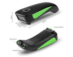 NETUM Mini Barcode Scanner Bluetooth Small Portable USB Bar Code Green C740