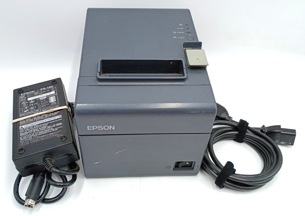 Epson TM-T20II M267D USB Serial POS Thermal Receipt Printer w/ Power Cord TESTED