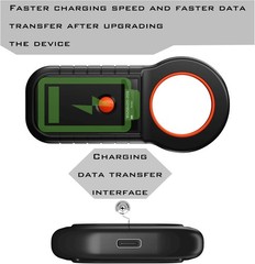 Pet Microchip Scanner for Dogs & Animals, USB Upload, 128 Records Capacity