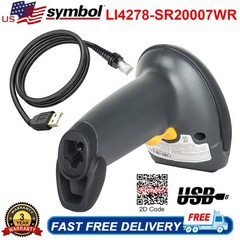 Symbol Motorola DS4208-SR00007WR 2D Handheld USB Omnidirectional Barcode Scanner