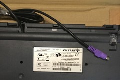 3 Cherry MY8000 PS/2Programmable Keyboard w/Built-In Card Reader G81-8950LPBCD-2