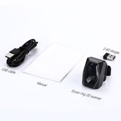 10PCS 2D Bluetooth Barcode Scanner Book Inventory IOS POS QR Code Finger Scanner