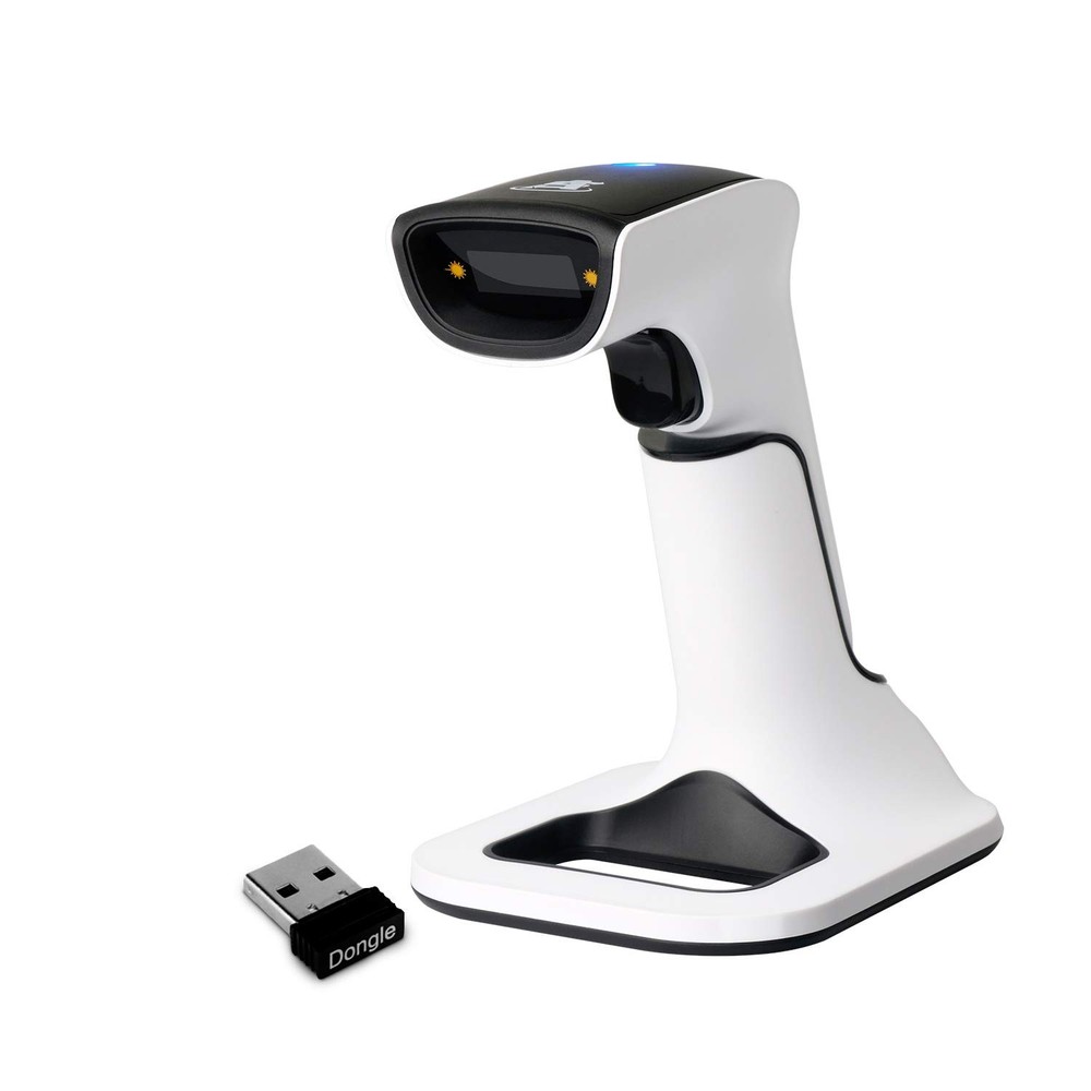 ScanAvenger Wireless Portable 1D 2D Barcode Scanner with Stand