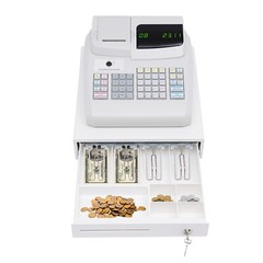 LED Display POS Electronic Cash Register Drawer BoxFor Restaurant Bills Coins