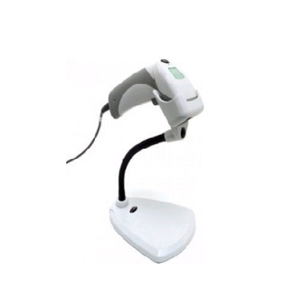 Code CR1411-PKU CR1400 Barcode Reader, 6&prime; Straight USB Cable, Stand, Light Gray
