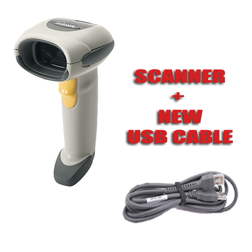 Motorola Zebra Symbol LS4208 1D Laser Barcode Scanner POS Reader + NEW USB Cable