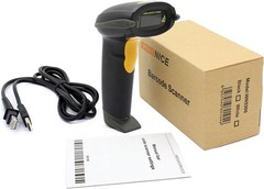 High-Speed USB Laser Barcode Reader – Durable & Lightweight Handheld Scanner