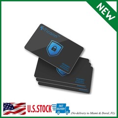 TICONN RFID Blocking Cards – 4 Pack, Premium Contactless NFC Debit Credit Card