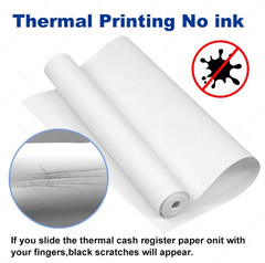 1pc White A4 Thermal Paper Roll 210x30mm Portable Printer BPA Free – NEW