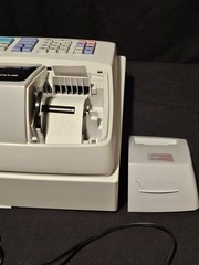 Sharp XE-A102 Electronic Cash Register Tested Working Prints Opens Drawer w Box