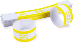 Currency Band Bundles Self Sealing Currency Straps Bands Money Bill Wrap