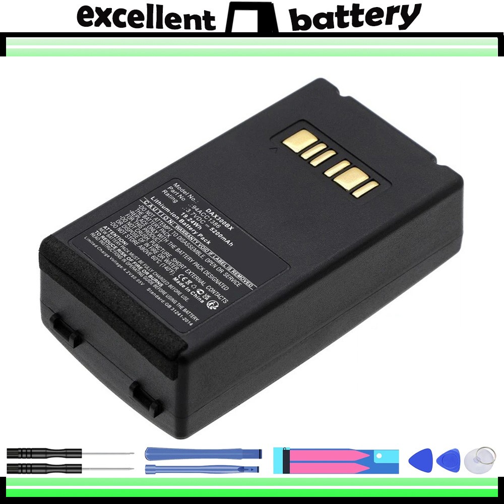 Battery For Datalogic Falcon X3 X3+ Plus X4 94ACC1386 BT-26 Handheld Computer