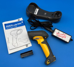 Motorola Symbol DS3578 FIPS SR2F005WR Wireless Barcode Scanner & Charging Cradle