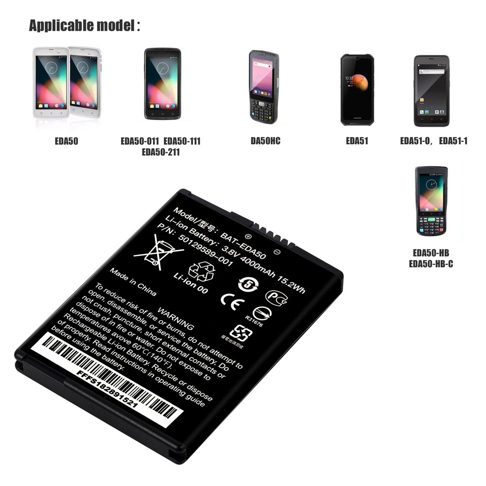 BAT-EDA50 Battery For Honeywell EDA50 EDA51 DA50HC EDA50-HB EDA50-HB-C 4000mAh