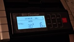 AL1000 Money Counter Machine with Value Counting, Support Dollar and Euro, UV, M