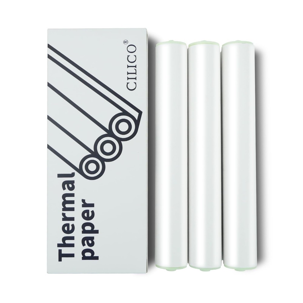 A4 Thermal Paper 3 Rolls for MT810 printer(210mm/8.27&Prime;width/7m long,Φ1.18&Prime;),Q…