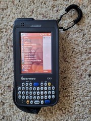 Two Intermec CN3 Handheld Computer / Barcode Scanner With Dock Charger And Stand