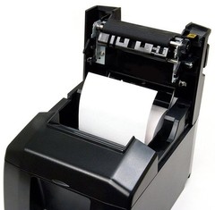 Star TSP654IIU USB Thermal Printer Auto-Cutter External Power Supply Gray