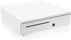 White Cash Register Drawer 16&Prime; White 5 Bill 5 Coin RJ11 RJ12 | Wide