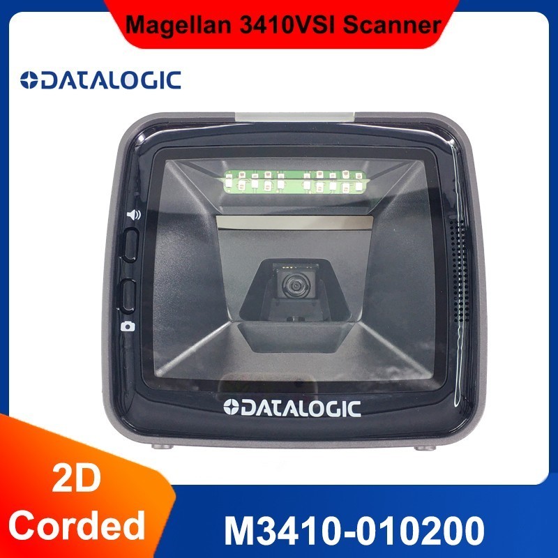 Datalogic Magellan 3410VSI 1D 2D USB/RS232 Fixed Mount Barcode Scanner w/ Cable