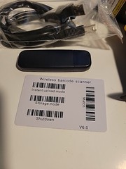 NADAMOO BUR3003 433MHz Wireless Barcode Scanner