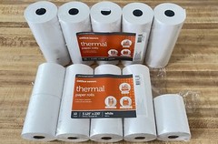 (19) 3-1/8&Prime; x 230&prime; Thermal Receipt Paper Rolls for POS Printers Cash Register