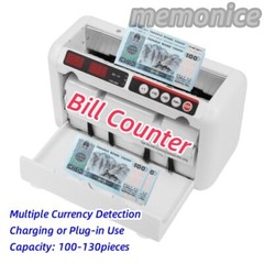 Money Counter Bill Cash Currency Counting Machine Counterfeit Detector UV & MG